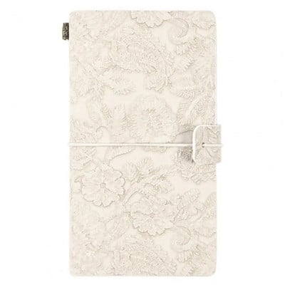 Ημερολόγιο από συνθετικό δέρμα Vintage Ευρωπαϊκή δαντέλα σκαλιστό λουλούδι A6 Φορητό σημειωματάριο μαθητών