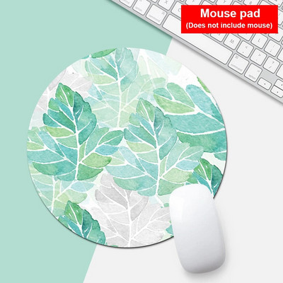 Datora datora tastatūras neslīdošs gumijas galda paklājiņš 200 mm Kawaii apaļais peles paliktnis rakstāmgalda paliktnis klēpjdatora peles paklājiņš birojam коврик для мыши