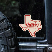 1970. gadu stila Gilley's Night Club Tonk Pasadena TX Texas Country Music Retro ceļojumu uzlīme