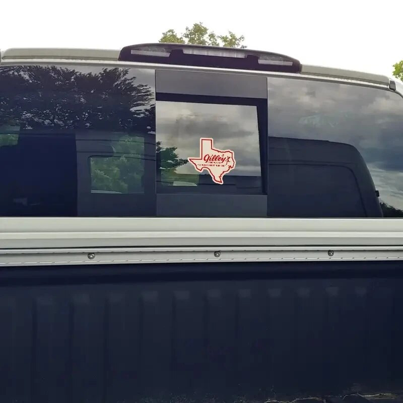 1970. gadu stila Gilley's Night Club Tonk Pasadena TX Texas Country Music Retro ceļojumu uzlīme