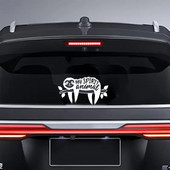 Lovely Sloth αυτοκόλλητα για στυλ αυτοκινήτου Βινυλικό αδιάβροχο αυτοκόλλητα ζώων Σημειωματάριο Διακοσμητικά εξωτερικά αξεσουάρ αυτοκινήτου μοτοσικλέτας