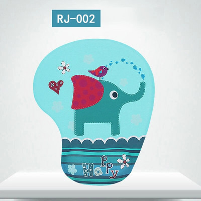 3D karikatūra datora peles paliktnis, plaukstas locītava ērts peļu paklājiņš, neslīdošs balsts, silikona plaukstas paliktnis, rokas biroja darbs spēļu datoriem, klēpjdatoriem