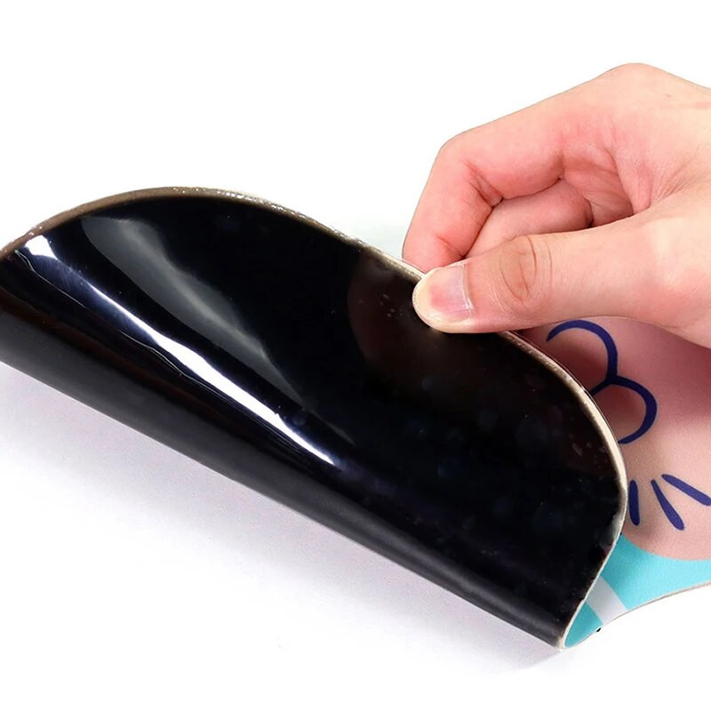 3D karikatūra datora peles paliktnis, plaukstas locītava ērts peļu paklājiņš, neslīdošs balsts, silikona plaukstas paliktnis, rokas biroja darbs spēļu datoriem, klēpjdatoriem