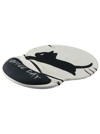 1 τεμ. Cute Mouse Pad Αδιάβροχο Gel Cat Support Wrist Wrist Rest Support Αντιολισθητικό μαξιλαράκι καρπού Γραφείο