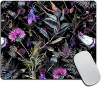 Peļu paliktnis Pielāgota dizaina Akvarelis Summer Wildflowers Pretslīdes gumijas peles paliktnis spēļu biroja klēpjdatoram datoram