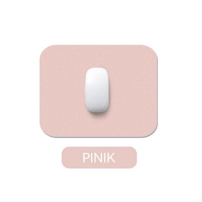 Maza izmēra biroja peles paliktnis Krāsains divpusējs ūdensnecaurlaidīgs darbvirsmas aizsargpaklājiņš PU ādas neslīdošs peles paliktnis klēpjdatoram