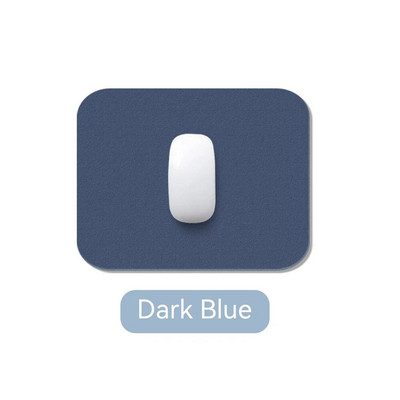 Maza izmēra biroja peles paliktnis Krāsains divpusējs ūdensnecaurlaidīgs darbvirsmas aizsargpaklājiņš PU ādas neslīdošs peles paliktnis klēpjdatoram