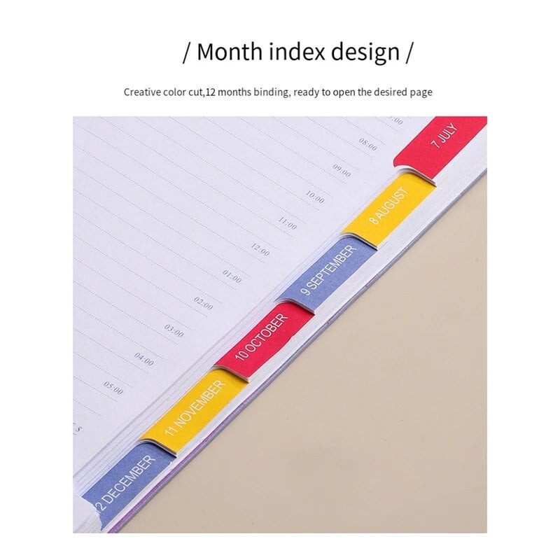 2024. gada dienasgrāmata A5 Dienasgrāmata A5 Dienas plānotāja piezīmju grāmatiņa Ziemassvētku dāvanām Dzimšanas dienas dāvanu dienasgrāmatas 2024. gadam Zils Viegli lietojams