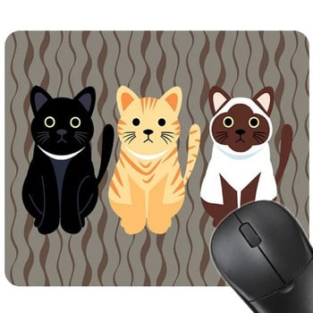 Cartoon 3 Cats Professional Gaming Mouse Pad Premium Mousepad Ταχύτητα και Έλεγχος Επιτραπέζιο Επιφάνεια 24x20cm Mouse Mat Υψηλής ποιότητας Ταξινόμηση γραφείου