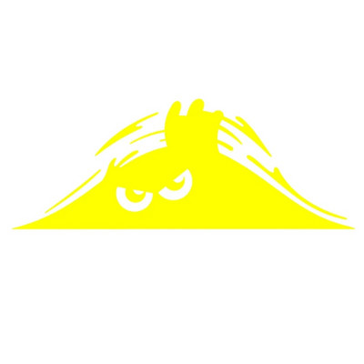 3D pješčano čudovište od dine koje viri naljepnica za automobil Kreativna smiješna naljepnica s vinilnim naljepnicama Obloga Vodootporni dodaci za ukrašavanje automobila