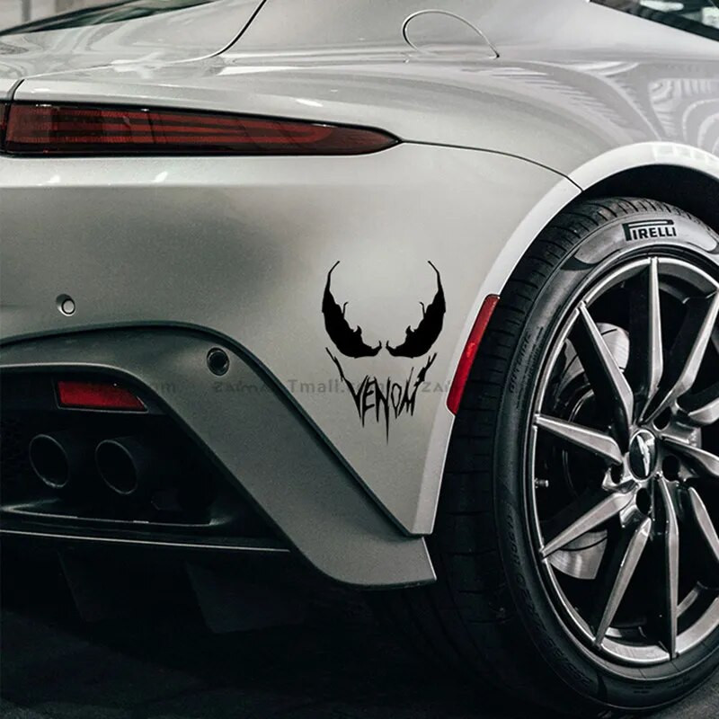 Automašīnu uzlīmes Venom Smieklīgs atstarojošs rotājums priekš vējstikla bagāžnieka bufera motocikla ķiverei klēpjdatoram D30