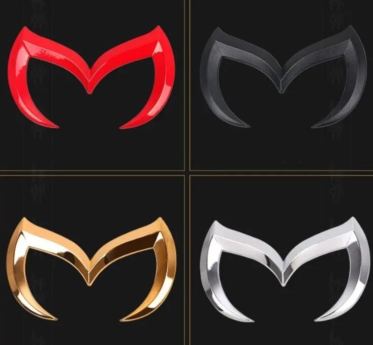 Autokleebised 3D söögiembleem Auto logo loomingulised kaunistuskleebised mudelile Mazda 3/6 Axela Atenza Auto Tuning Styling D30