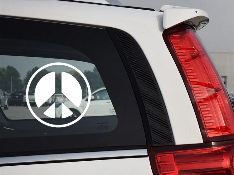Automašīnu uzlīmes Miers pretkara bezkara atstarojošs dekors degvielas tvertnes vāciņam vējstikla bamperam motocikla bagāžniekam klēpjdatoram tālrunis D40
