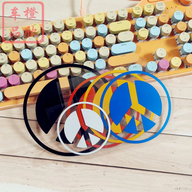 Automašīnu uzlīmes Miers pretkara bezkara atstarojošs dekors degvielas tvertnes vāciņam vējstikla bamperam motocikla bagāžniekam klēpjdatoram tālrunis D40