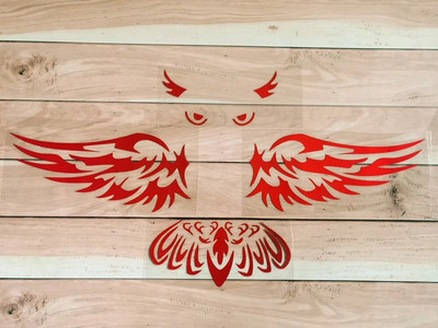 Automašīnu uzlīmes Pūce Smieklīgs atstarojošs dekors priekš Mazda 2/3/6 Axela Atenza CX30/4/5 logotipa bagāžnieka AutoTuning Styling D40