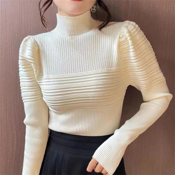 2023 Νέα μόδα Γυναικεία χειμωνιάτικα πλεκτά πουλόβερ φθινοπωρινά ζιβάγκο Βασικά πουλόβερ Κορεατικά πουλόβερ Soft Pull Femme