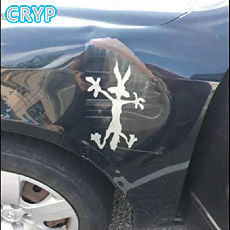 Vinila iespiedumu remonta uzlīme Wile E Coyote Decal Motociklu Sacīkšu Piezīmjdatoru Datoru Ķivere Sērfings Kempings Auto Die Cut Uzlīme