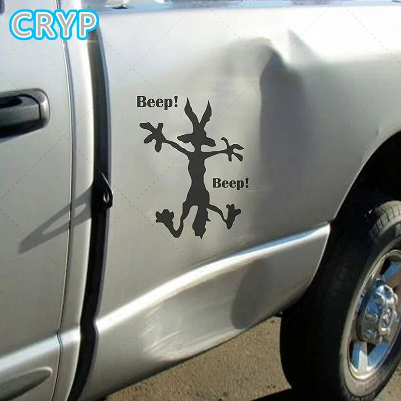 Vinila iespiedumu remonta uzlīme Wile E Coyote Decal Motociklu Sacīkšu Piezīmjdatoru Datoru Ķivere Sērfings Kempings Auto Die Cut Uzlīme