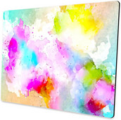 Krāsu marmora peles paliktnis Unikāla dizaina pretslīdēšanas gumijas pamatnes peles paliktnis galddatoram un klēpjdatora peles paliktnis 9,5x7,9 collas