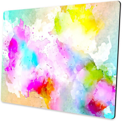 Krāsu marmora peles paliktnis Unikāla dizaina pretslīdēšanas gumijas pamatnes peles paliktnis galddatoram un klēpjdatora peles paliktnis 9,5x7,9 collas