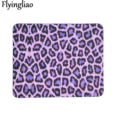 Pink Leopard Print Jauki galda paliktnis peles paliktnis klēpjdatora peles paliktnis tastatūra darbvirsmas aizsargs skolas biroja piederumi