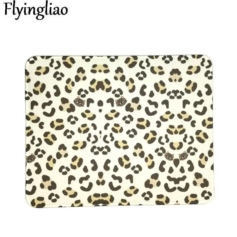 Pink Leopard Print Jauki galda paliktnis peles paliktnis klēpjdatora peles paliktnis tastatūra darbvirsmas aizsargs skolas biroja piederumi