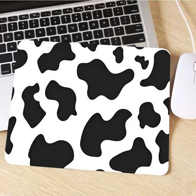 Cow Print DIY sabiezināts peles paliktnis spēļu tastatūras galda paklājiņš Biroja piederumi Istabas dekori Rakstāmgalda paklājiņi