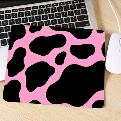 Cow Print DIY sabiezināts peles paliktnis spēļu tastatūras galda paklājiņš Biroja piederumi Istabas dekori Rakstāmgalda paklājiņi