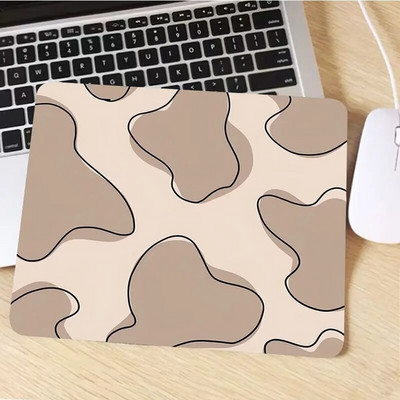 Cow Print DIY sabiezināts peles paliktnis spēļu tastatūras galda paklājiņš Biroja piederumi Istabas dekori Rakstāmgalda paklājiņi