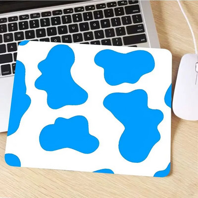 Cow Print DIY sabiezināts peles paliktnis spēļu tastatūras galda paklājiņš Biroja piederumi Istabas dekori Rakstāmgalda paklājiņi
