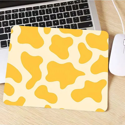 Cow Print DIY sabiezināts peles paliktnis spēļu tastatūras galda paklājiņš Biroja piederumi Istabas dekori Rakstāmgalda paklājiņi