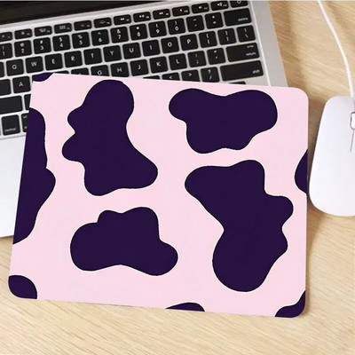 Cow Print DIY sabiezināts peles paliktnis spēļu tastatūras galda paklājiņš Biroja piederumi Istabas dekori Rakstāmgalda paklājiņi