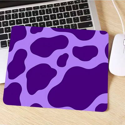 Cow Print DIY sabiezināts peles paliktnis spēļu tastatūras galda paklājiņš Biroja piederumi Istabas dekori Rakstāmgalda paklājiņi
