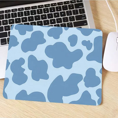 Cow Print DIY sabiezināts peles paliktnis spēļu tastatūras galda paklājiņš Biroja piederumi Istabas dekori Rakstāmgalda paklājiņi