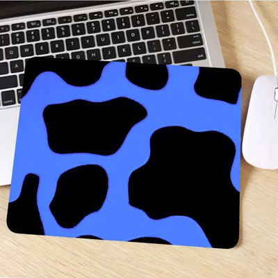 Cow Print DIY sabiezināts peles paliktnis spēļu tastatūras galda paklājiņš Biroja piederumi Istabas dekori Rakstāmgalda paklājiņi