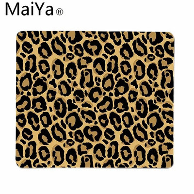 Maiya augstākās kvalitātes Leopard Print Art gumijas pele, izturīga galda peles paliktnis, vairumtirdzniecībā visvairāk pārdotā spēļu paliktņa pele