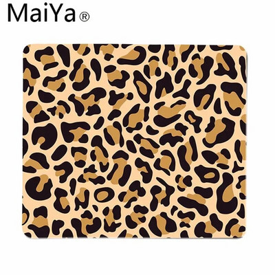 Maiya augstākās kvalitātes Leopard Print Art gumijas pele, izturīga galda peles paliktnis, vairumtirdzniecībā visvairāk pārdotā spēļu paliktņa pele