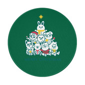 Kpop Stray Kids Skzoo peles paliktnis Priecīgus Ziemassvētkus Kawaii estētiskais apaļais peles paliktnis, pielāgots komforts Lieliskas kvalitātes peles paklājiņi