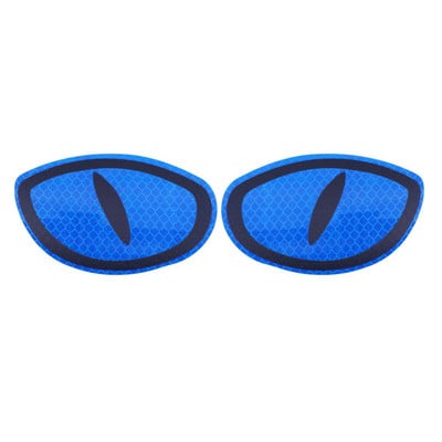 2db autós fényvisszaverő biztonsági figyelmeztető szalag macskaszem mintás éjszakai vezetésbiztonsági matricák teherautó motorkerékpár fényvisszaverő matricához