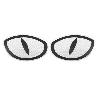 2db autós fényvisszaverő biztonsági figyelmeztető szalag macskaszem mintás éjszakai vezetésbiztonsági matricák teherautó motorkerékpár fényvisszaverő matricához