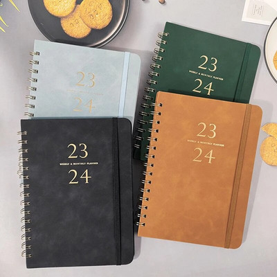 2024 A5 Agenda Planner Notebook Дневник Weekly Planner English Schedules Journal Notebooks For School Office of Office