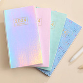 2024 Φορητό σημειωματάριο A6 Ημερολόγιο Εβδομαδιαίο πρόγραμμα προγραμματισμού ατζέντας Τετράδια Γραφική ύλη Σχολικά προμήθειες