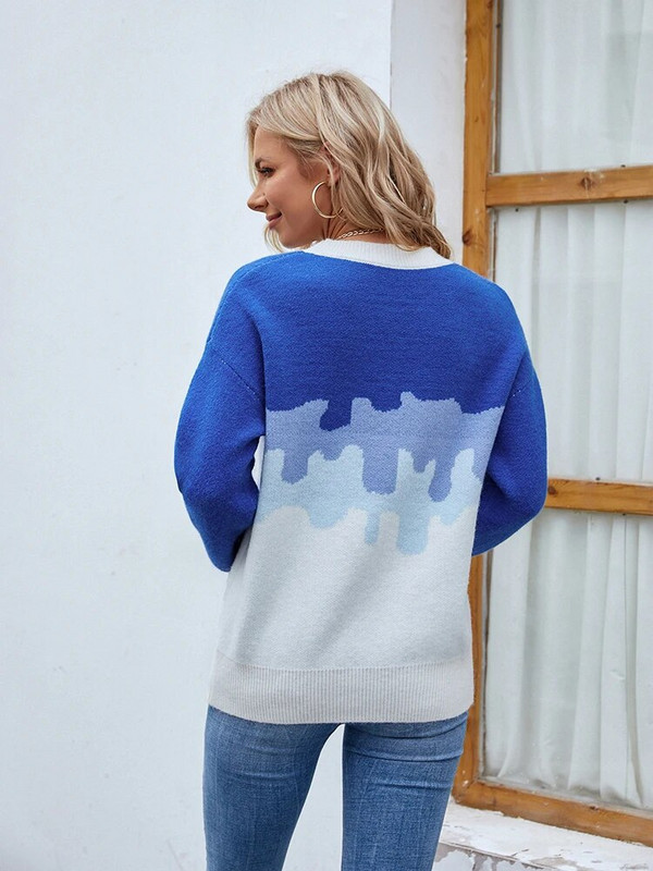 Fitshinling ikdienas ziemas džemperis, trikotāžas apģērbi, sieviešu modes modes 2024. gada jaunums, trikotāžas džemperi, sieviešu apģērbu izpārdošana