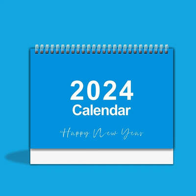 2024 English Vertical Desk Calendar 18 μήνες 365 ημέρες Αντίστροφη μέτρηση Μηνιαίος προγραμματισμός Σημειωματάριο Ημερολόγιο Διακόσμηση επιφάνειας εργασίας γραφείου