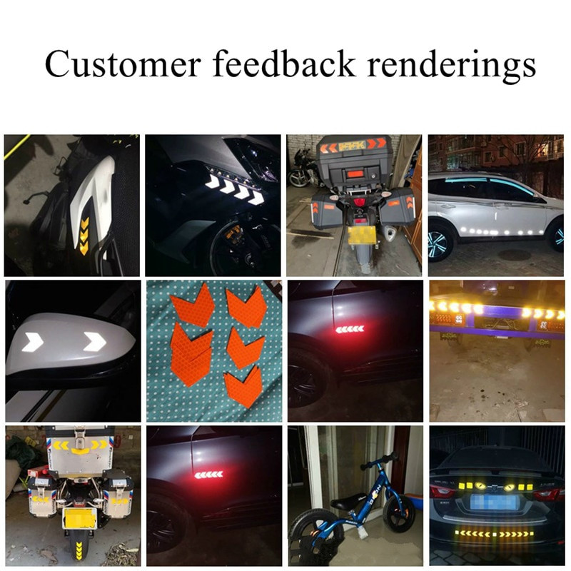 10 buc. Autocolant pentru cadru de bicicletă, săgeată, autocolant reflectorizant pentru mașină, motocicletă, autocolant pentru bicicletă, pentru siguranță, pentru ciclism, bandă reflectivă, accesorii pentru biciclete