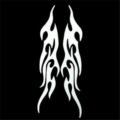 Autómatrica módosított láng autómatricák lökhárító motorháztető visszapillantó tükör fejburkolat matricák borító karcok motorkerékpár matricák