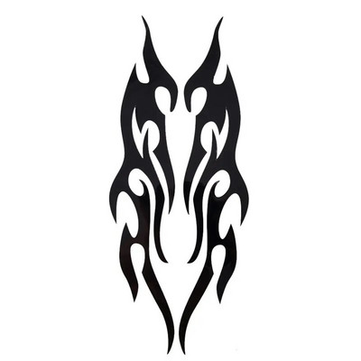 Autómatrica módosított láng autómatricák lökhárító motorháztető visszapillantó tükör fejburkolat matricák borító karcok motorkerékpár matricák