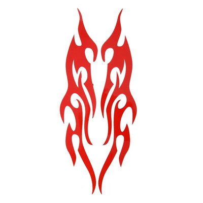 Autómatrica módosított láng autómatricák lökhárító motorháztető visszapillantó tükör fejburkolat matricák borító karcok motorkerékpár matricák