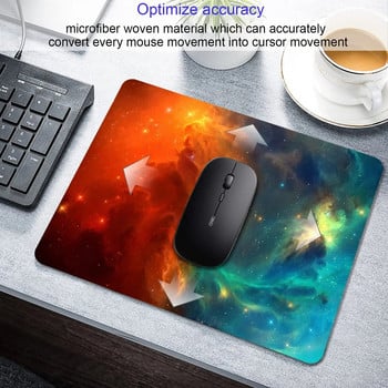 Επιφάνεια ποντικιού Galaxy Computer Laptop Mousepad, Αντιολισθητικό, Σχεδίαση που πλένεται Εξατομικευμένο mouse pad 9,5 X 7,9 ίντσες Μικρό pad Desk