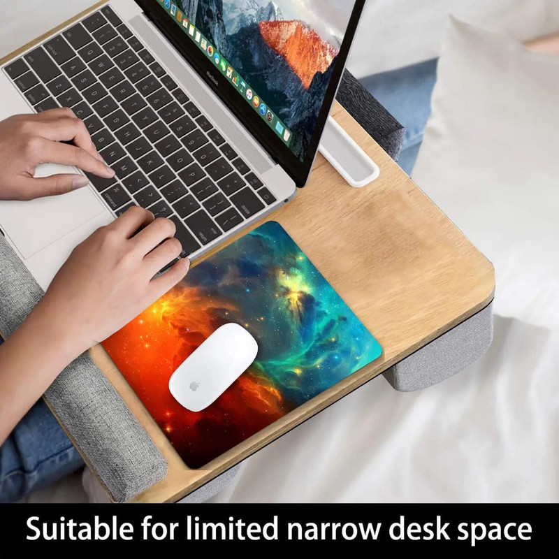 Peles paliktnis Galaxy Computer klēpjdatora peles paliktnis, neslīdošs, mazgājams dizains, personalizēts peles paliktnis 9,5 x 7,9 collas, mazs galda paliktnis